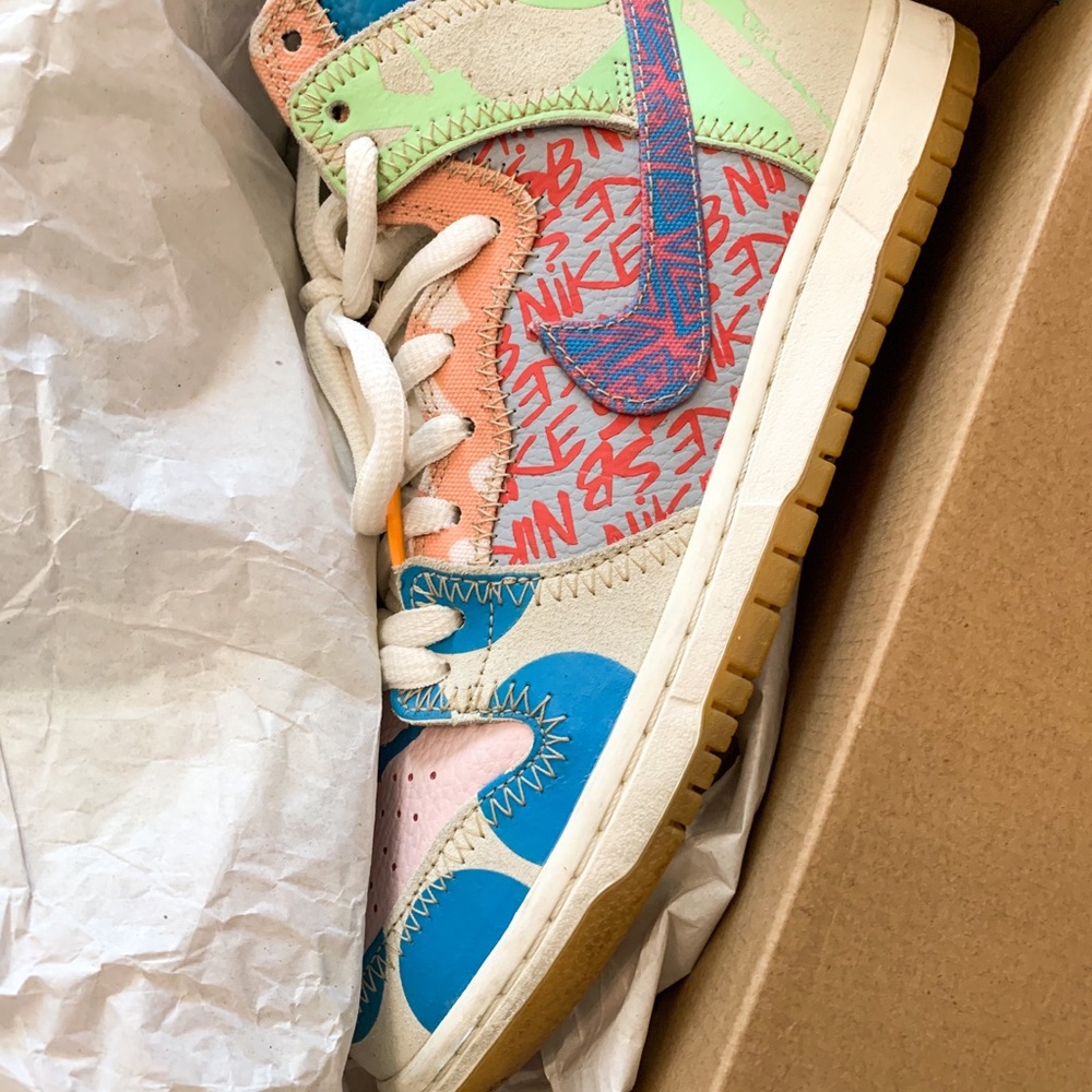 Nike SB Dunk High Thomas Campbell What the Dunk - Picture 3 of 8